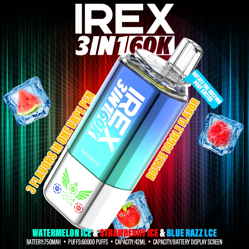 Watermelon ice & Strawberry ice & Blue Razz lce Watermelon ice & Strawberry ice & Blue Razz lce