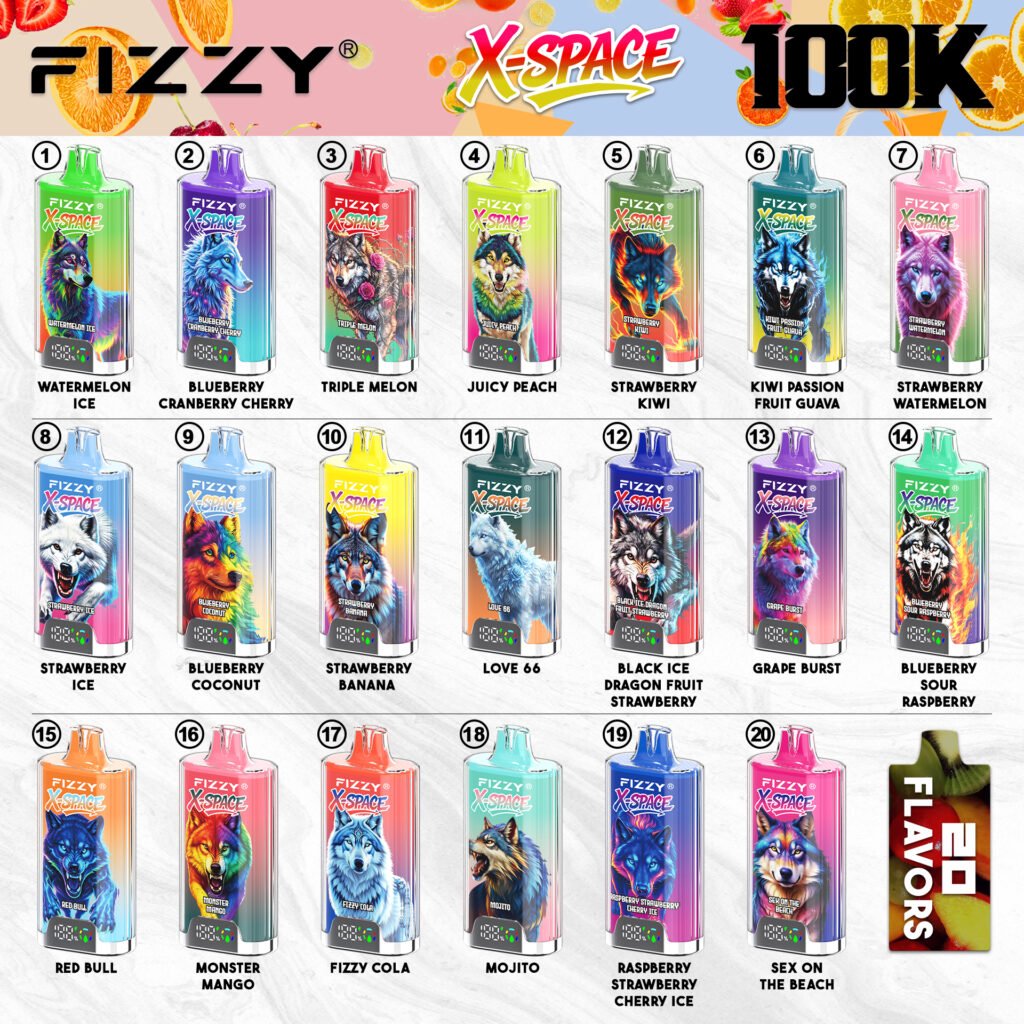 Fizzy X-SPACE 100000 Puffs