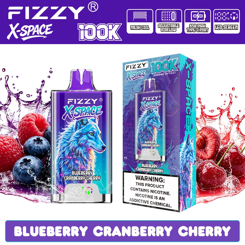 Fizzy X-SPACE 100000 Puffs (1) Fizzy X-SPACE 100000 Puffs (1)