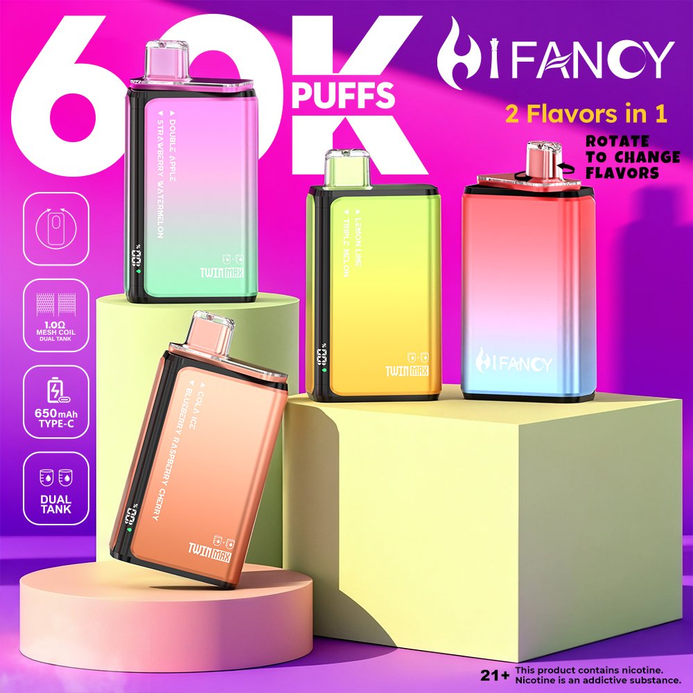 HIFANCY twin max 60k Puffs