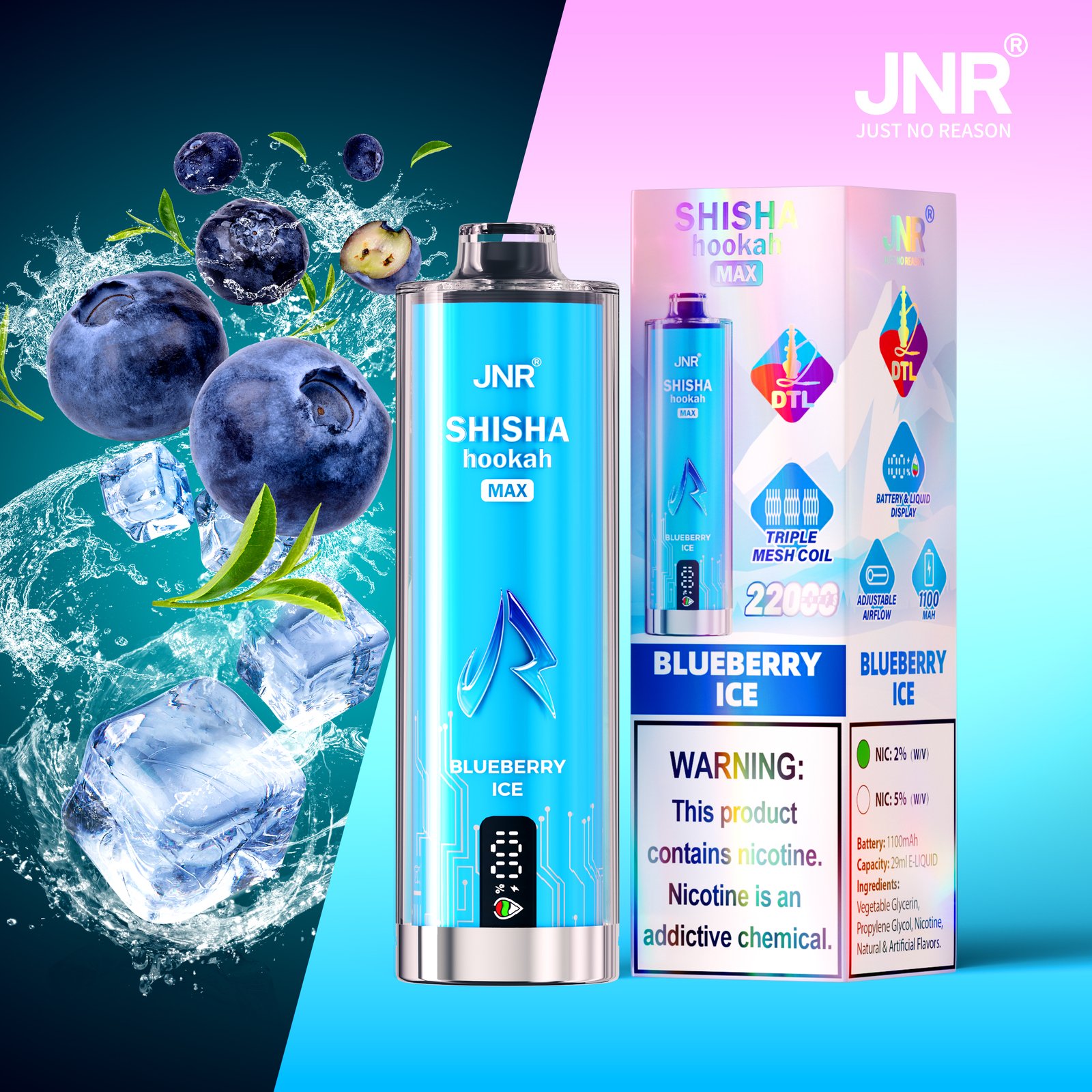 JNR shisha Hookak max 22000 Puffs (1) JNR shisha Hookak max 22000 Puffs (1)