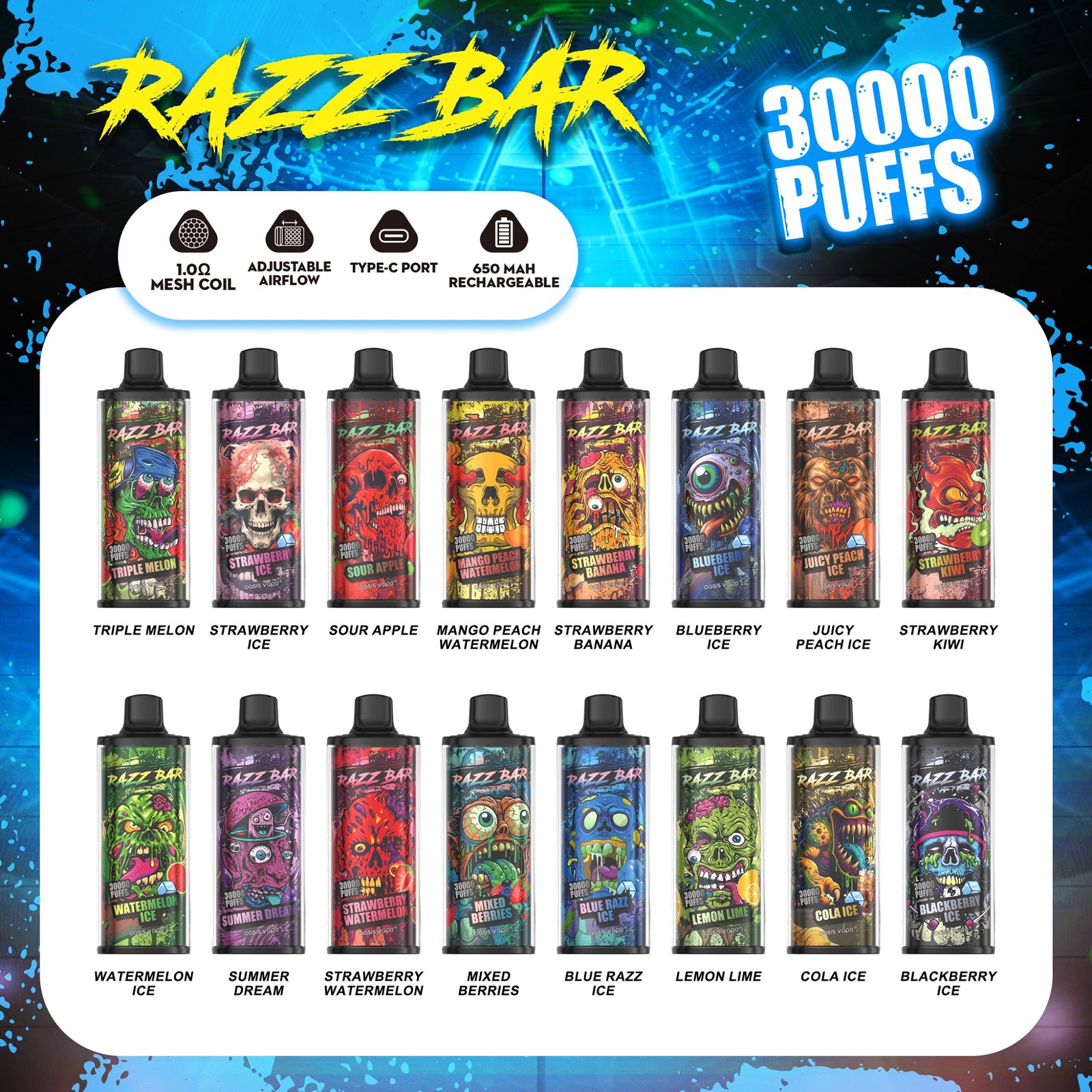 Razz Bar 30000 Puffs