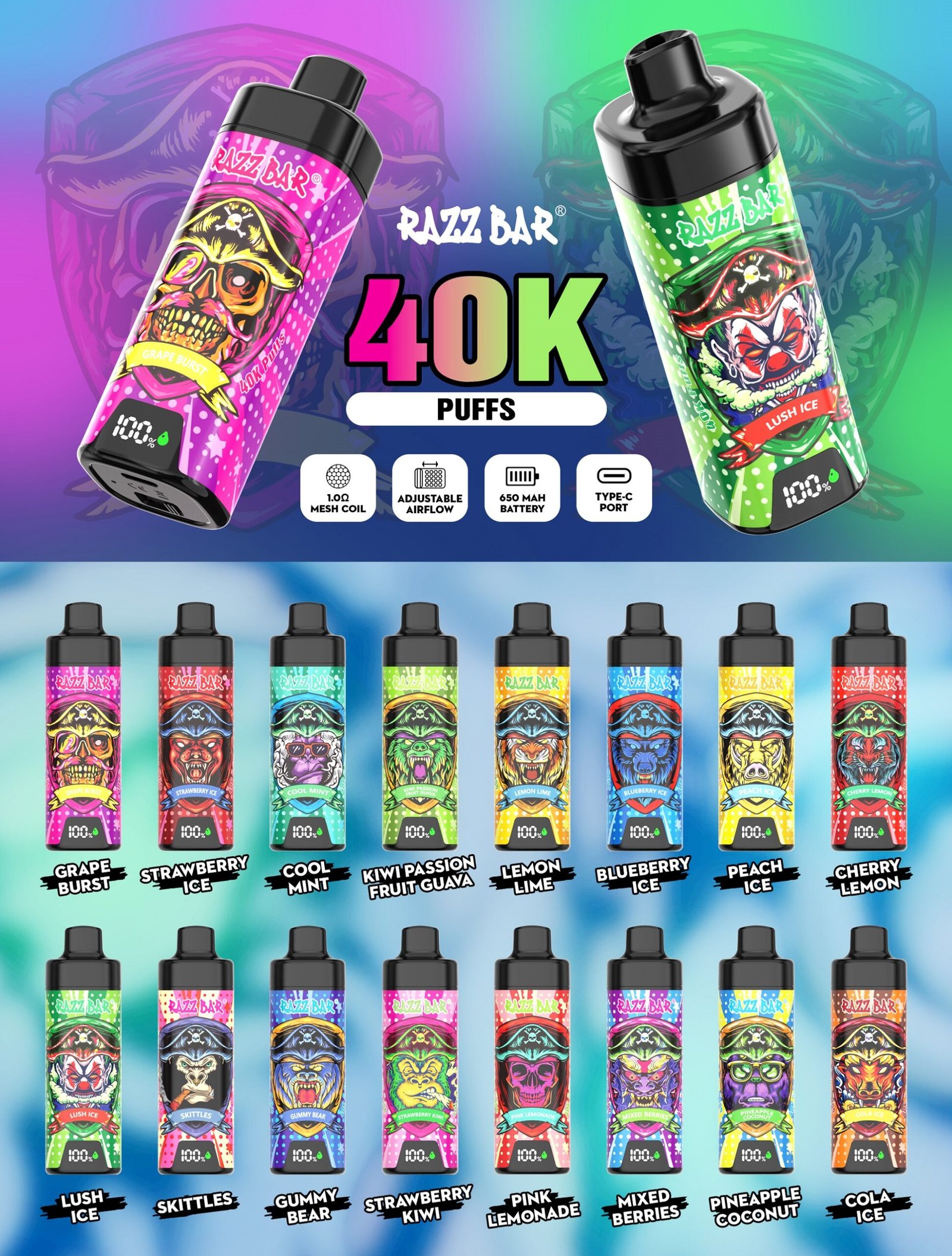 Razz Bar 40000 Puffs