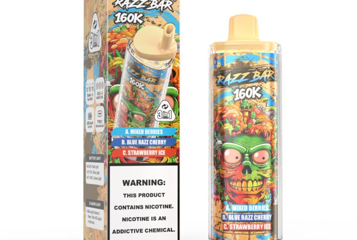 Razz Bar 3in1 Flavors 160000 Puffs