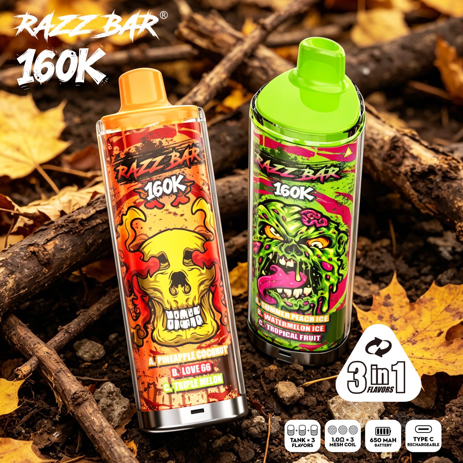 Razz bar 160000 Puffs (2) Razz bar 160000 Puffs (2)