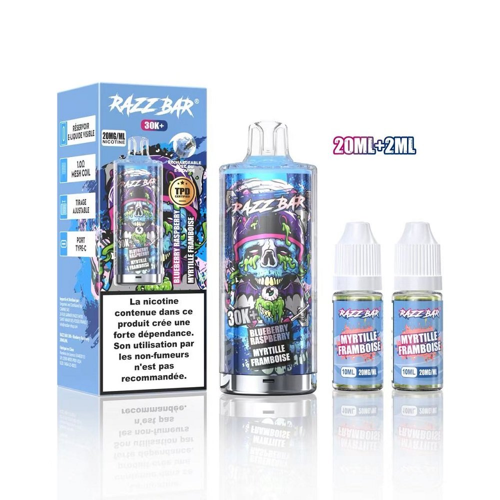 Razz bar 30000 KIT puffs (2) Razz bar 30000 KIT puffs (2)