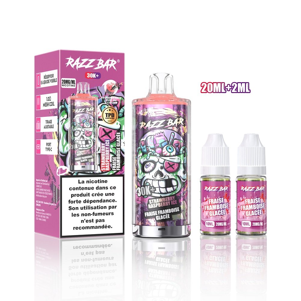 Razz bar 30000 KIT puffs (4) Razz bar 30000 KIT puffs (4)