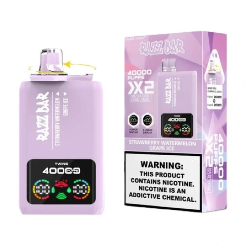 Razz bar 40000 puffs 2in1 flavors (3) Razz bar 40000 puffs 2in1 flavors (3)