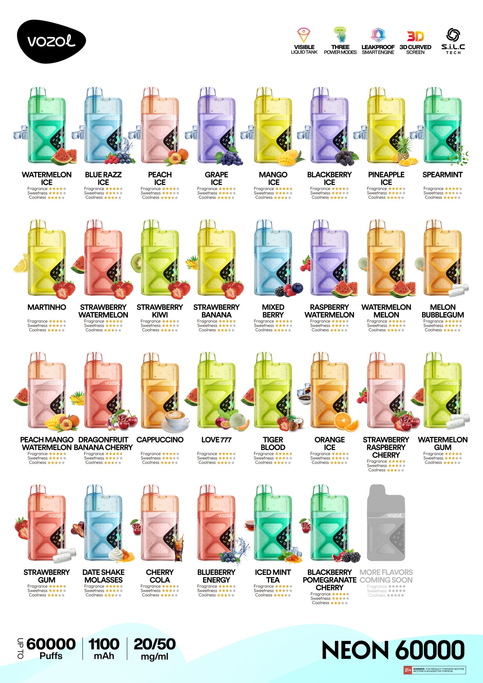 Vozol Neon 60k Puffs