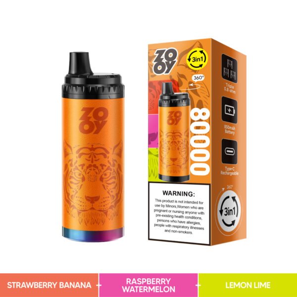 ZOOY King triple 80000 Puffs