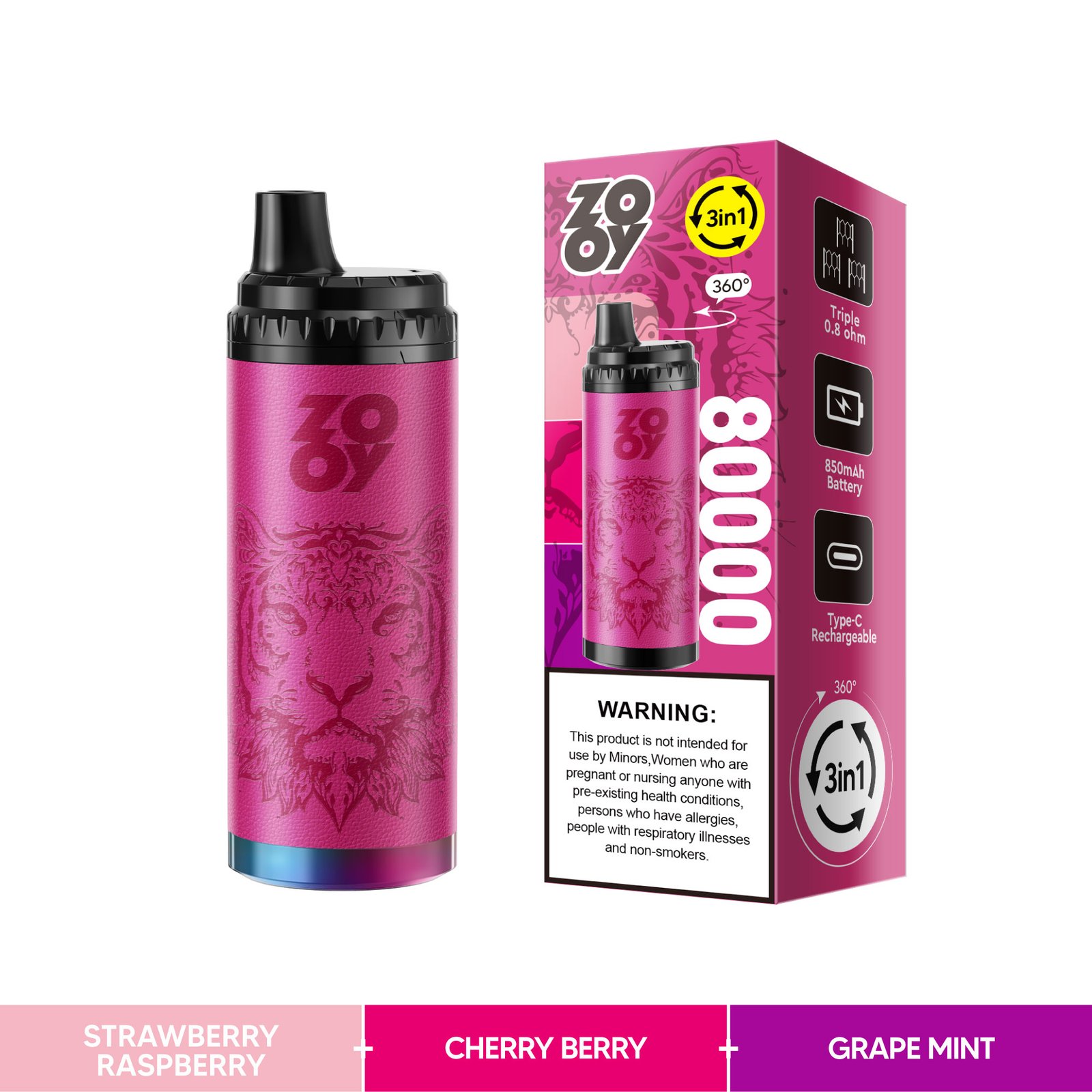 ZOOY King triple 80000 (4) ZOOY King triple 80000 (4)
