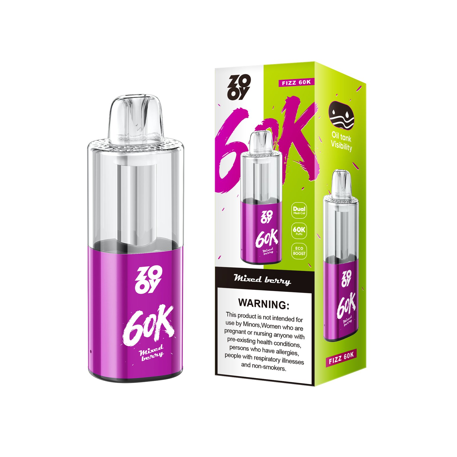 ZOOY VAPE Fizz 60000 (3) ZOOY VAPE Fizz 60000 (3)