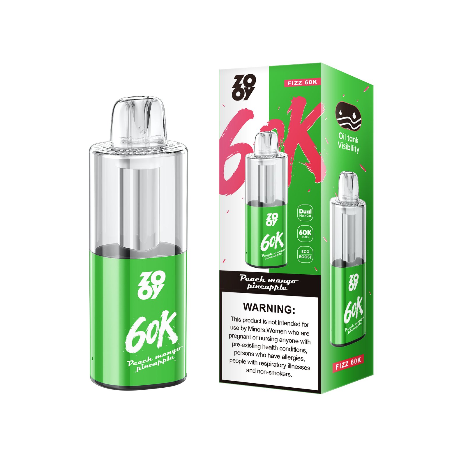 ZOOY VAPE Fizz 60000 (5) ZOOY VAPE Fizz 60000 (5)