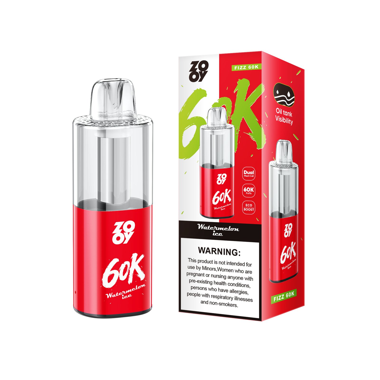 ZOOY VAPE Fizz 60000 (6) ZOOY VAPE Fizz 60000 (6)