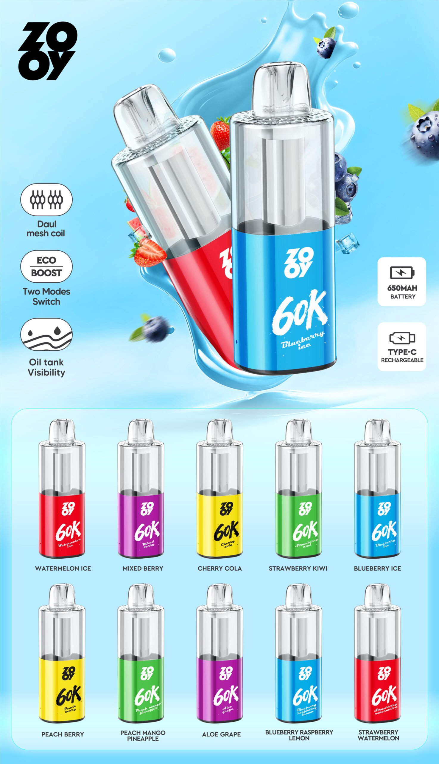 ZOOY VAPE Fizz 60000