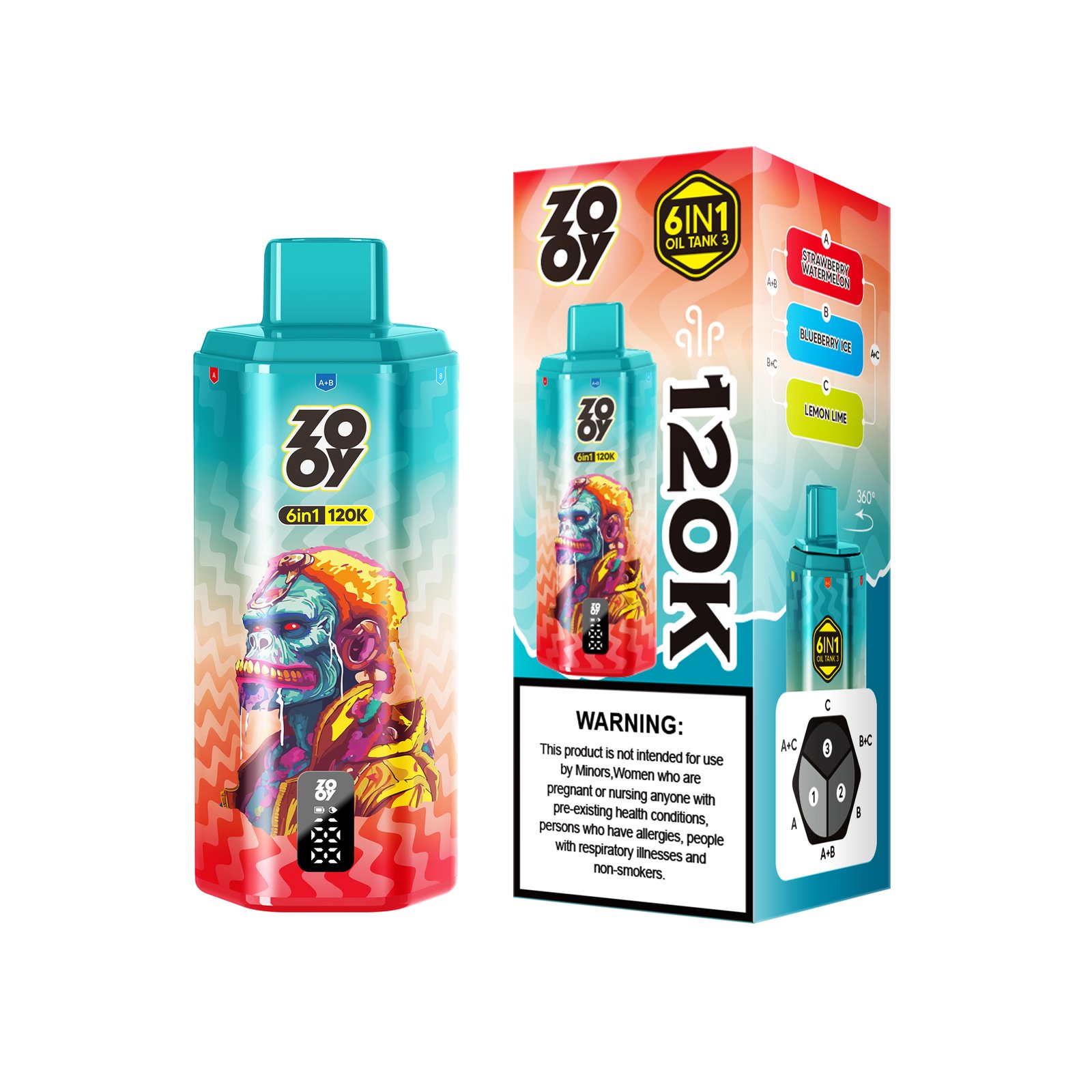 zooy 6in1 120 Puffs (1) zooy 6in1 120 Puffs (1)