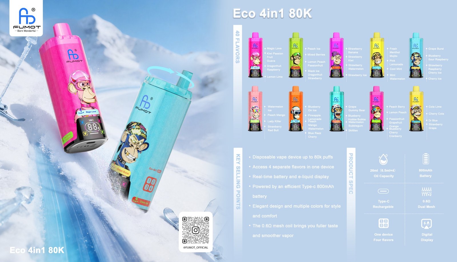 Fumot ECO 4in1 80000 Puffs