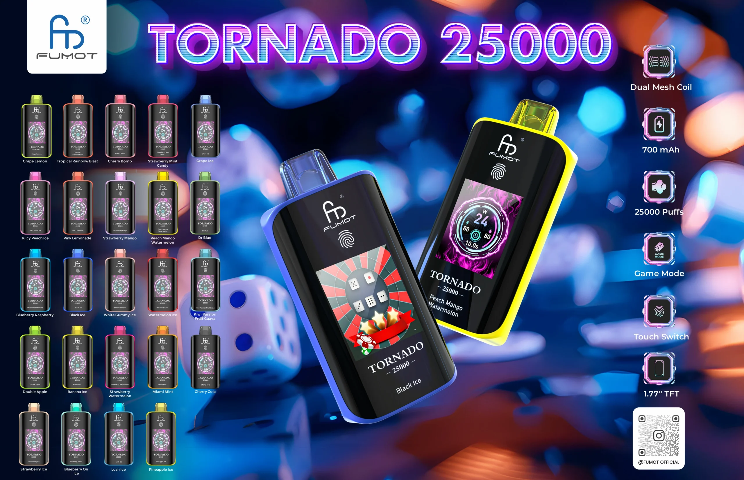 Fumot Tornado 25000 Puffs