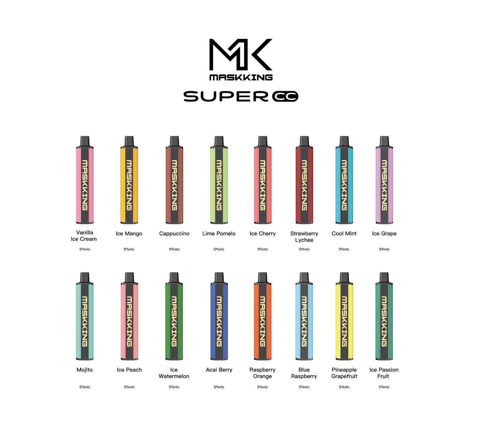 Massking Super CC 2500 Puffs Disposable Vape Pen