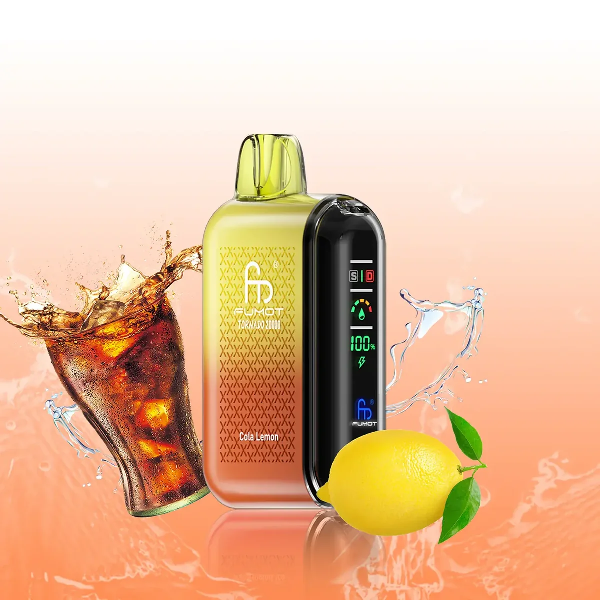FUMOT_RandM_Tornado_20000_Puffs_Disposable_Vape-Cola_Lemon FUMOT_RandM_Tornado_20000_Puffs_Disposable_Vape-Cola_Lemon